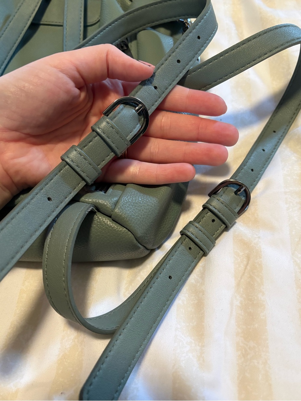 a new day Sage Green Mini Backpack - Picture 6 of 9
